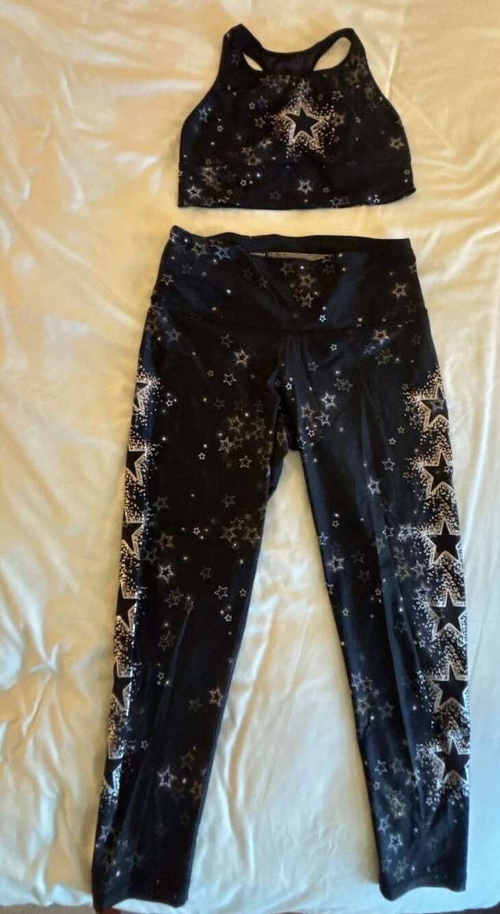 Victoria's Secret Sport Stardust Leggings and Sports Bra Set